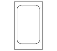 García de Pou Boîtes Pizza Calzone 27X15X7 Cm Blanc Cartón - 100 unités