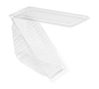 García de pou Boîtes Triangulaires Sandwich Standard 11X11X5,5 Cm Transparent Pet - 500 unités