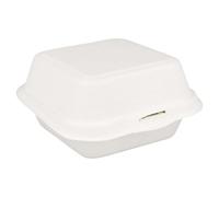 García de pou Burger Boxes ''Bionic'' 15,2X15X8,4 Cm Blanc Cellulose - 50 unités