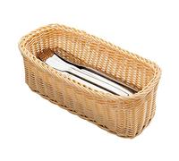 García de pou Corbeille Pour Couverts Allongée 28X11X10 Cm Naturel Pp - 4 unités