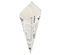 Garcia de Pou CP400J 250 Cornets en papier 400 gr Journal, Papier, blanc, 29.5 x 29 x 20 cm