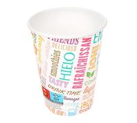 García de pou Gobelets ''Parole'' 9 Oz - 270 Ml 265 + 18Pe G/M2 7,8X10 Cm Blanc Carton - 2500 unités