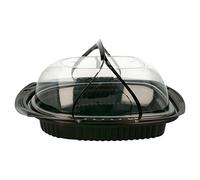 García de pou Grands Récipients Poulet 22X16,5X11,2 Cm Noir Pp - 50 unités