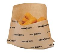 Garcia de pou Kangoo Pack - Sachet Avec Base-"Delicious" 50 G/M2 + 20 Peld 21X17/11X3 Cm Naturel Kraft - 2400 unités