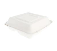 García de pou Large Boxes 'Bionic' 3 Compart. 25X25X7,5 Cm Blanc Cellulose