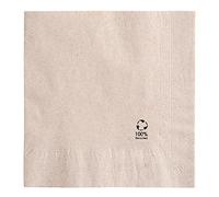 Garcia de Pou Lot de 100 Serviettes, Fibres Synthétiques, naturel, 13.333333333333334x8.625x26.5 cm