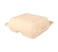 García de pou Medium Boxes 'Bionic' 3 Compart. 20X20X7,5 Cm Naturel