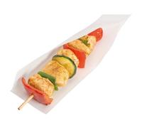 García de pou Open Pack - Sachets Ouverts Brochettes, Hot Dogs 50 G/M2 + 20 Peld 22X7,6 Cm Blanc Kraft - 5000 unités