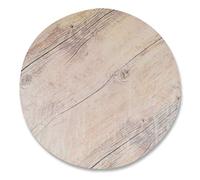 García de pou Plateaux Rondées Imitation Bois 43 Cm Melanine - 3 unités