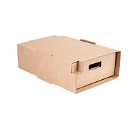 García de pou Plateaux ''Traiteur'' Petit + Étui 34X26,5X11,5 Cm Havane Kraft - 25 unités