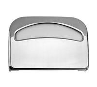 Garcia de pou pour abattant WC Distributeur, 41.7 x 5 x 29 cm, métal, Argent, 41 x 29 x 6 cm