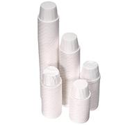 Garcia de Pou PPP30 Set de 250 Pots Papier plissé 30 ML, Papier, Blanc, 36.5 x 24 x 36.75 cm
