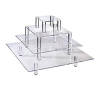 García de pou Présentoir 4 Étages Buffet 50/40/30/20 Cm Transparent Acrylique - 1 unités
