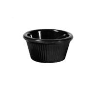 García de pou Ramequin Cannelé 120 Ml. 8,3 Cm Noir Melanine - 48 unités