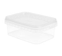 García de pou Récipients Inviolables + Couvercle 280 Ml 12X8,8X4,2 Cm Transparent Pp - 384 unités