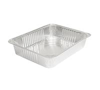García de pou Récipients Rectangulaires 2100 Ml 26,7X20,9X5 Cm Aluminium - 100 unités