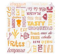 García de pou Sachets Frites ''Parole'' 34 G/M2 12X12 Cm Blanc Parch.Ingraissable - 1000 unités