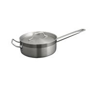 García de Pou Sauteuse avec Couvercle 4,5 L 26 x 8,5 cm Argente Inox