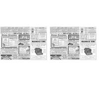 Garcia de pou Sets De Table "Gaceta" 48 G/M2 31X43 Cm Blanc Cellulose - 500 unités (Lot de 2)