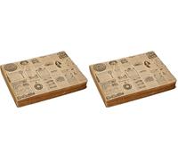 Garcia de pou Sets De Table - Recyclés Times 48 G/M2 31X43 Cm Naturel Papier - 500 unités (Lot de 2)