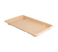 García de pou Sushi Boxes ''Bionic'' 21,3X13,3X1,5 Cm Naturel Cellulose - 50 unités