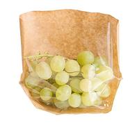 Garcia de pou Turtle Pack - Sachet Avec Base Et Fenêtre 50 G/M2 + 15 Pp 20X15X4 Cm Naturel Kraft - 3000 unités