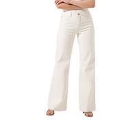 Jeans Wide Leg femme Garcia Celia Blanc 29x32
