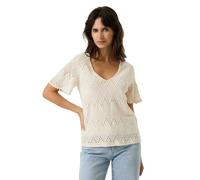 Garcia O260007 Short Sleeve Shirt Beige M Femme