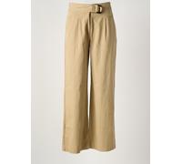 garcia pantalons femme de couleur beige 36