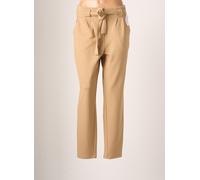 garcia pantalons femme de couleur beige 40