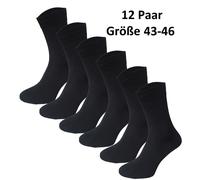 Garcia Pescara 12 Paire Classic Chaussettes Bas Coton Noir Taille 43 - 46