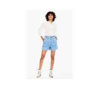 garcia shorts / bermudas femme de couleur bleu 34