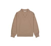 GARCIA Sweat-shirt caramel / blanc, Taille L
