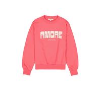 GARCIA Sweat-shirt rose foncé / blanc, Taille M