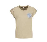 Garcia T- Shirt à Manches Courtes, Café glacé, XS Femme