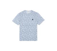 GARCIA T-Shirt bleu marine / bleu clair / blanc, Taille XL