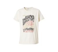 GARCIA T-shirt curry / rouge pastel / noir chiné / blanc cassé, Taille S