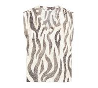 GARCIA T-shirt marron / blanc, Taille L