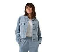 Veste en velours côtelé femme Garcia Bleu L