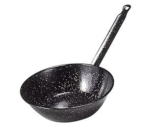 Garcima 5020049 Double Poêle Profonde avec Manche émaillé 30 cm