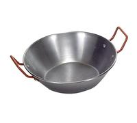 Garcima 5020154 Poêle Profonde, polie, avec anses 36 cm, Argent