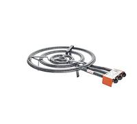 Paelleras EL CID Brûleur à gaz - Barbecue à gaz 3 feux, 4 anneaux, diamètre 60 cm, 25,75 kW pour poêles etc. cuisson vous aussi comme les professionnels Espagnols avec ce produit original fabriqué en Espagne. Utilisable pour les poêles, Plaques de barbecue, casseroles, Wok etc.