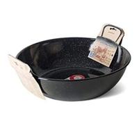 Garcima Poêle double Honda 30 cm - poignées émaillées - Noir