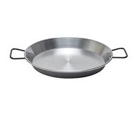 Garcima 33780-Poêle à paella induction brillant 2 r. 34 cm, Argent