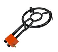 Garcima - Paelleras EL CID, brûleur à gaz avec 2 anneaux pour paella, 35 cm Diamètre