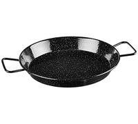 Garcima Poêle à paella La Paella E-12GAR Acier émaillé Noir 30 cm 4 personnes