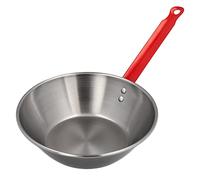 Garcima Poêle en fer poli 20 cm, Argent