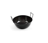 Garcima poêle friteuse Double, émaillé, Noir, 30 cm