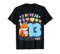 Garçon 13e Anniversaire Cadeau J'Ai Déjà 13 Ans Renard T-Shirt