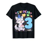 Garçon 3e Anniversaire Cadeau J'Ai Déjà 3 Ans Loup T-Shirt